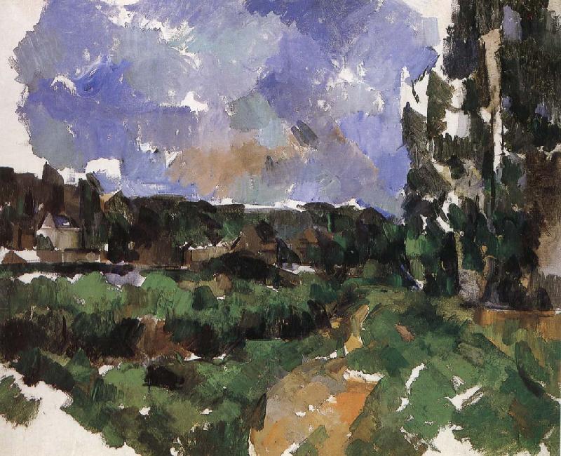 Paul Cezanne along the vessel oil painting image